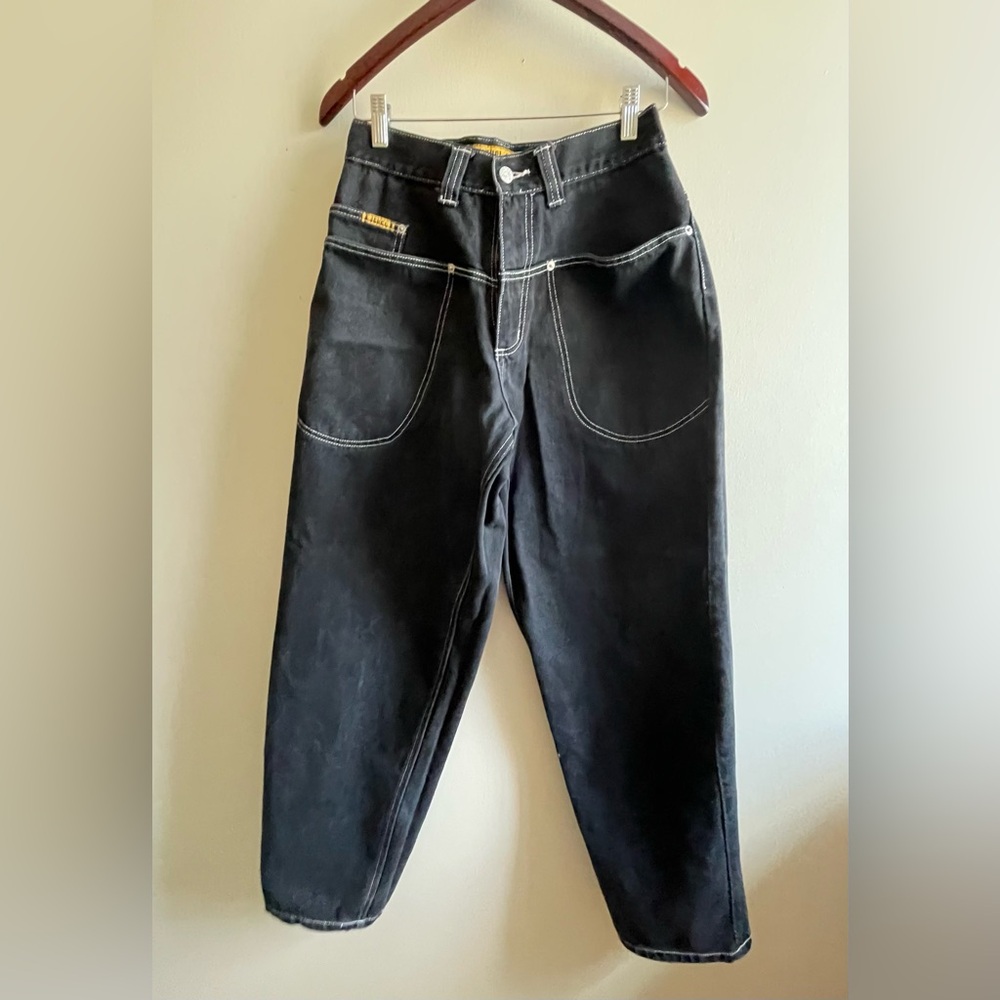 Vintage Y2K - Jekel for Jeans - Baggy Dark Gray Denim - Size 30